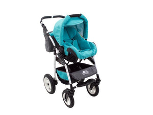 Carucior Copii 3 In 1 MyKids Fenix Turquoise-Gri