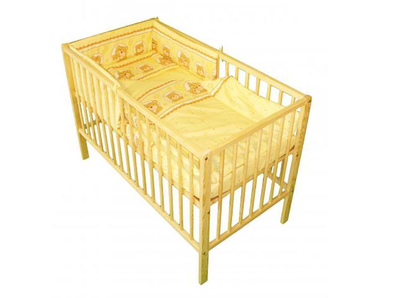 Lenjerie MyKids Teddy Night Galben 4 Piese 140x70