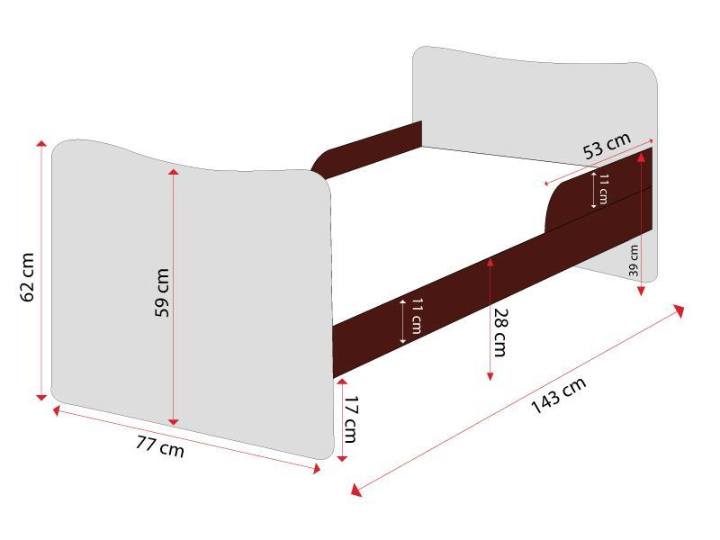 Pat Copii Tineret 3-10 Ani KLUPS Timo Giraffe Wenghe