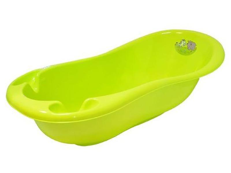 Cadita Baie Bebe cu Termometru MyKids Zoo 100 cm Verde