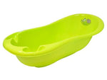 Cadita Baie Bebe cu Termometru MyKids Zoo 100 cm Verde