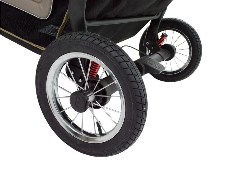 Carucior Pentru Gemeni MyKids Duet Maro Deschis-Bej