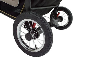 Carucior Pentru Gemeni MyKids Duet Maro Deschis-Bej