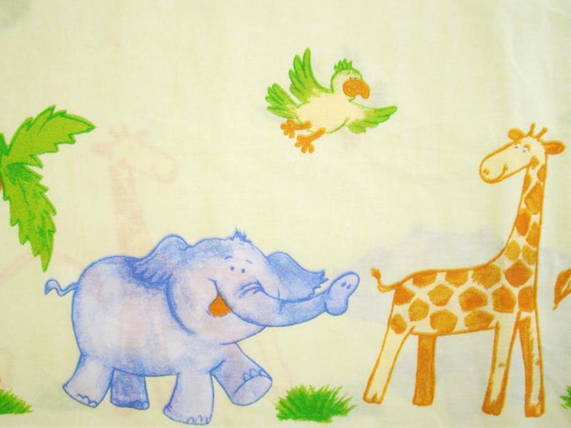 Lenjerie MyKids Safari Verde 4 Piese 140x70