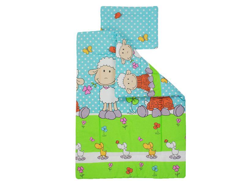 Lenjerie MyKids Oita Albastru 4+1 Piese 120x60 cm