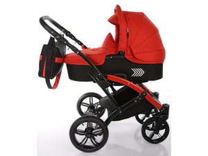 Carucior copii 2 in 1 cu landou Knorr-Baby Volkswagen Polo Rosu
