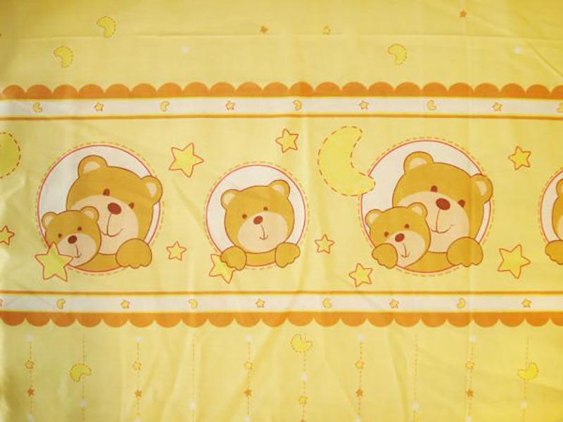 Lenjerie MyKids Teddy Night Galben 4 Piese 140x70