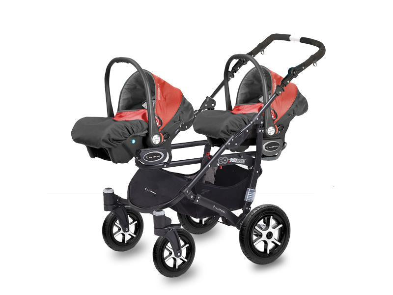 Carucior Pentru Gemeni MyKids Twinni Mexican Red 3 In 1