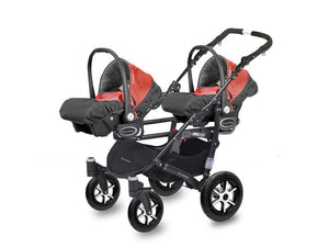 Carucior Pentru Gemeni MyKids Twinni Mexican Red 3 In 1