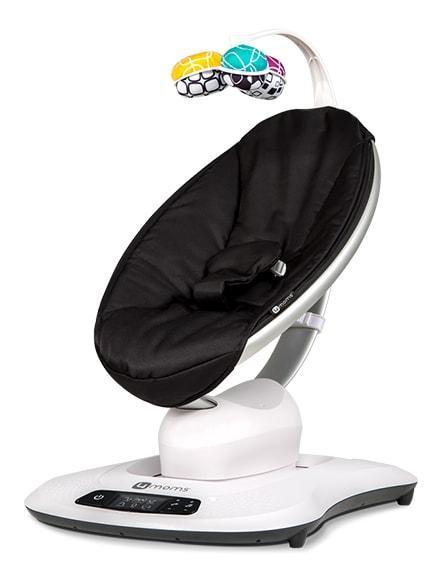 Fotoliu Balansoar Bebelusi 4MOMS MamaRoo 4.0 Classic Negru