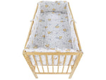 Aparatoare Laterala MyKids Teddy Stelute Gri 140x70