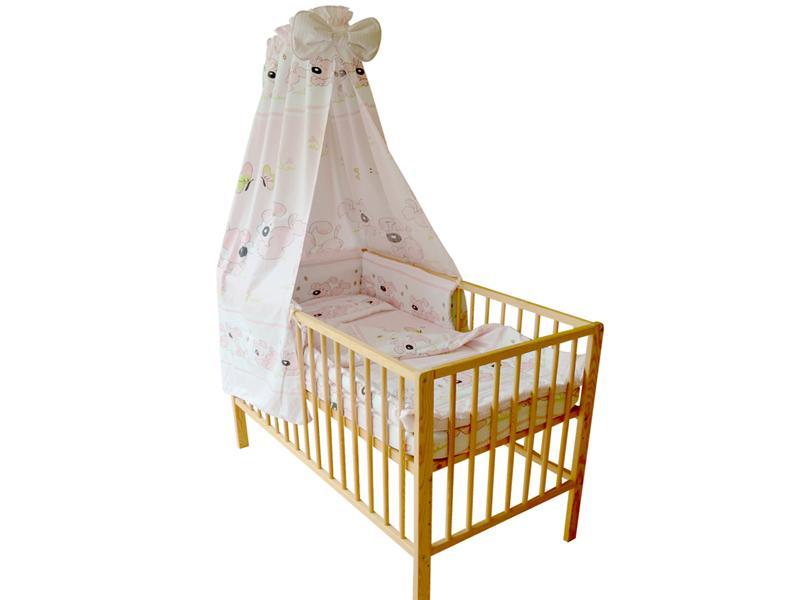 Baldachin Din Bumbac MyKids Catelus Roz