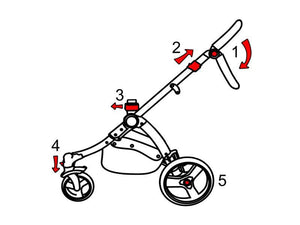 Carucior 3 In 1 ANMAR PERA Gri-Albastru