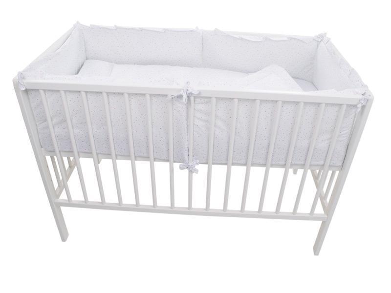 Lenjerie MyKids Little Stars Rosu 4+1 Piese 140x70