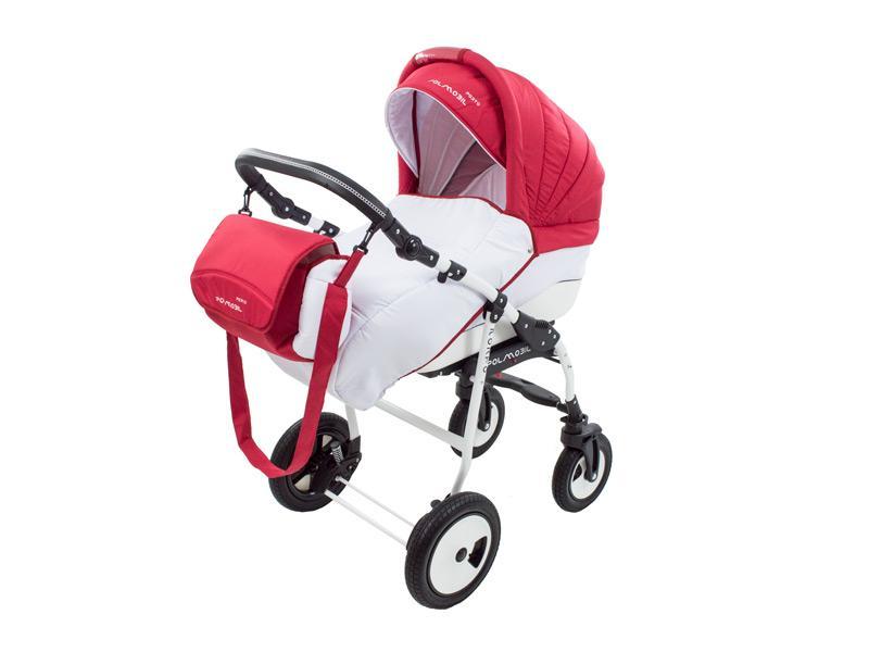 Carucior Copii 3 In 1 MyKids Futuro Rosu-Alb