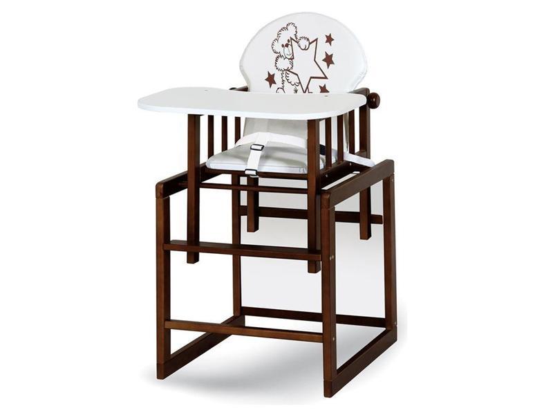 Scaun Masa Multifunctional Din Lemn TEDDY WITH STARS Wenge