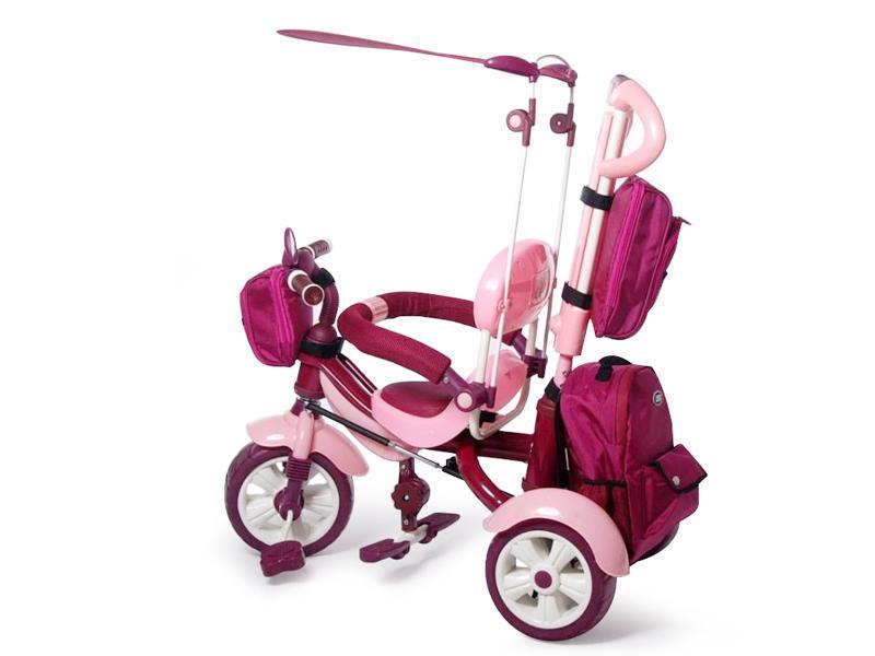 Tricicleta Pentru Copii MyKids Happy Trip KR03B Roz