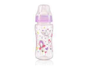 Biberonul anti-colici cu gat larg BabyOno 404 300ml