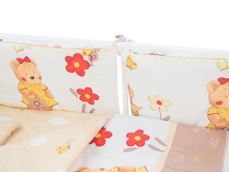 Aparatoare Laterala MyKids Teddy Gradina Maro 140x70