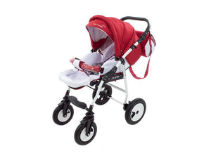 Carucior Copii 3 In 1 MyKids Futuro Rosu-Alb