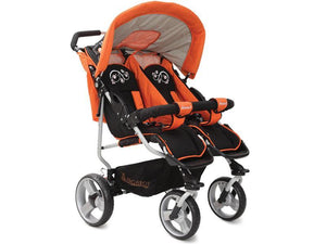 Carucior Gemeni CANGAROO Twin Classic Portocaliu