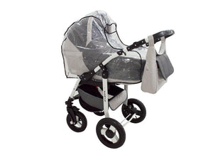 Carucior Copii 3 In 1 MyKids Fenix Gri Deschis