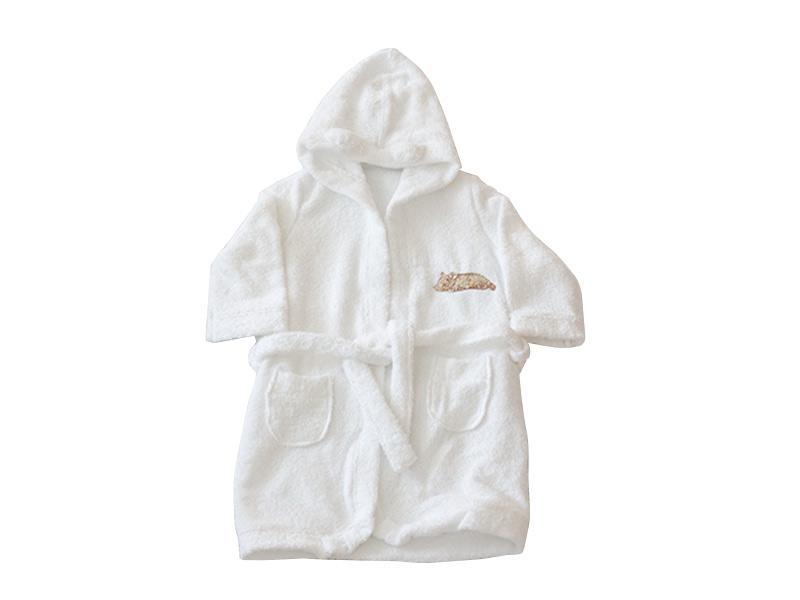 Halat Baie Copii MyKids Alb 1-2 ani