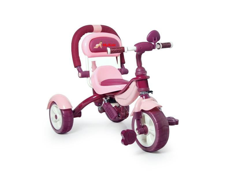 Tricicleta Pentru Copii MyKids Happy Trip KR03B Roz