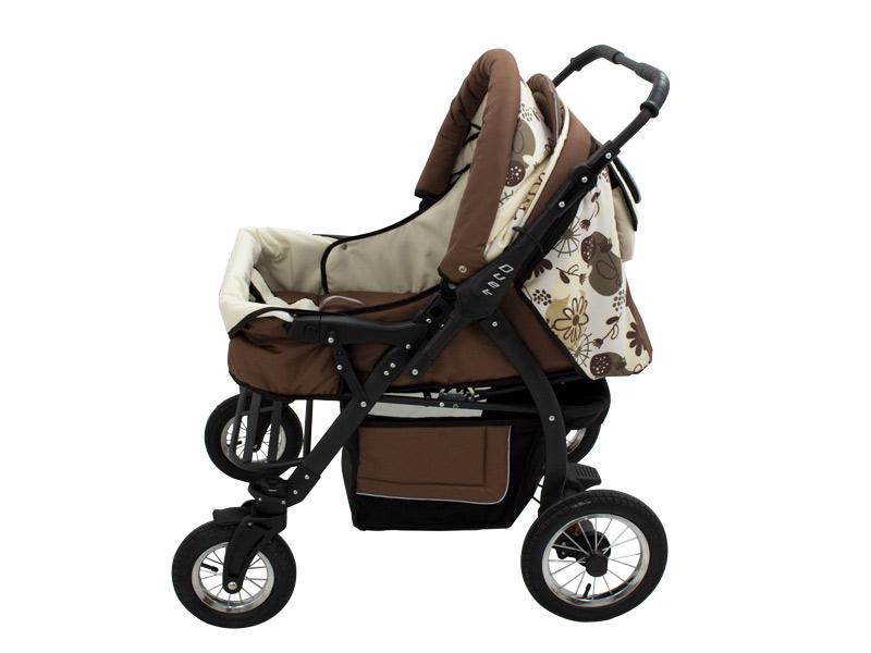 Carucior Pentru Gemeni MyKids Duet Maro-Beige 4