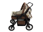 Carucior Pentru Gemeni MyKids Duet Maro-Beige 4