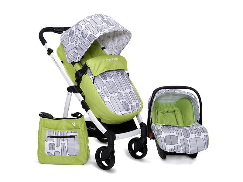 Carucior copii 3 in 1 Cangaroo Rachel Verde