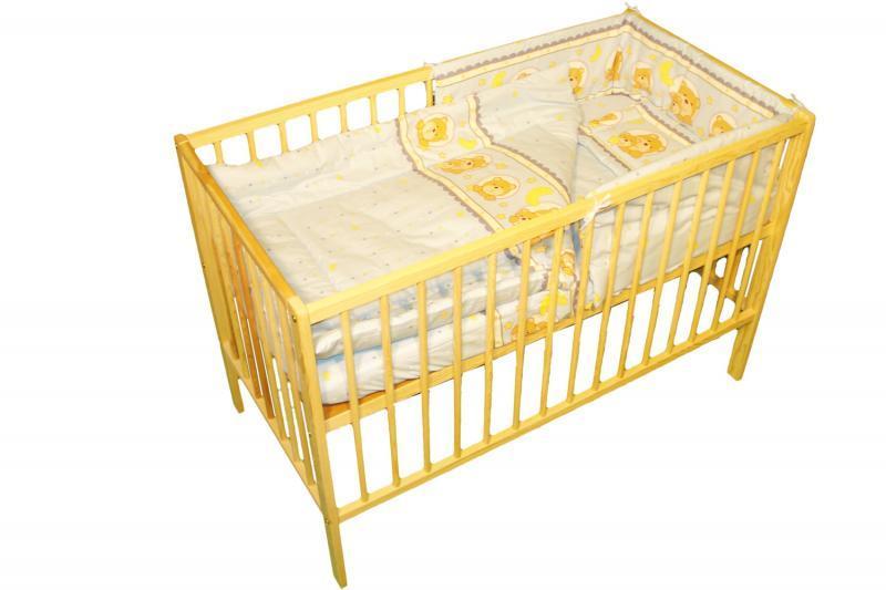 Lenjerie MyKids Teddy Night Albastru 4+1 Piese 140x70