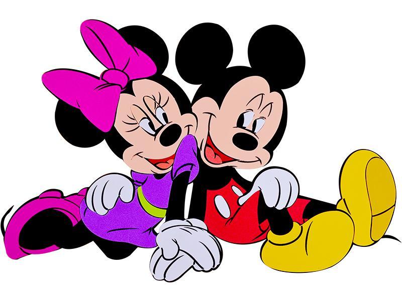 Decoratiune Din Burete Copii MyKids Mickey Si Minnie SRMK-0020