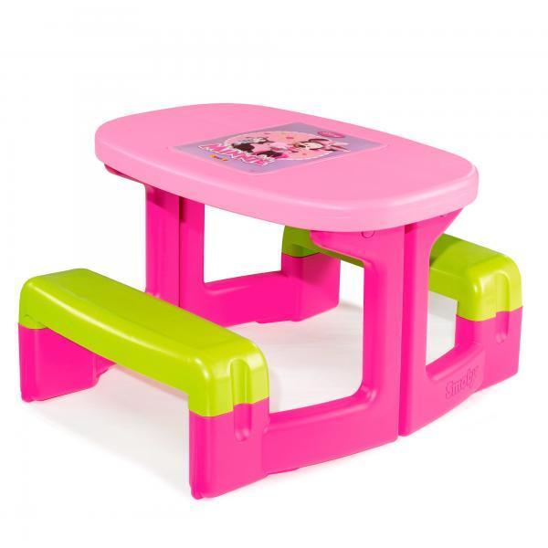 Masuta cu bancute Smoby 310291 Picnic Minnie