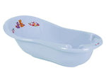 Cadita de baie bebe cu termometru MyKids Kubus 100 cm Albastru