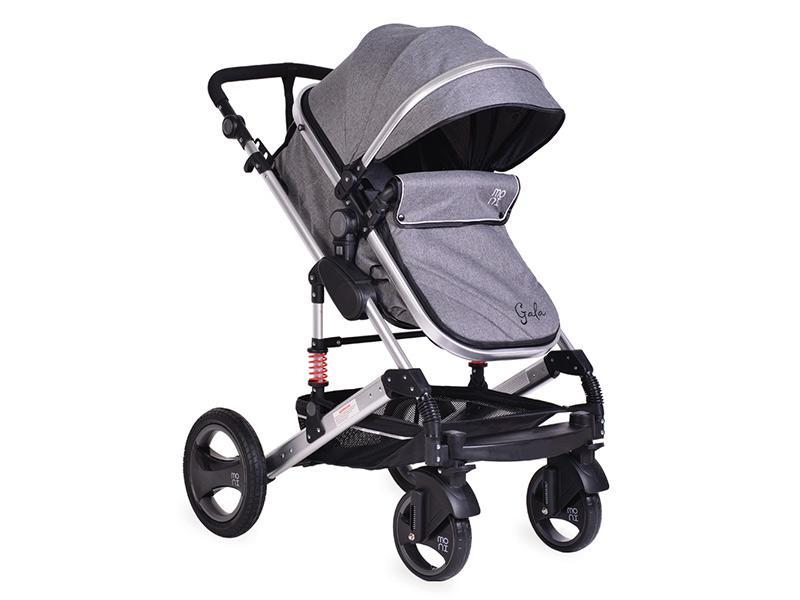 Carucior Copii 2 In 1 Moni Gala Gri Inchis