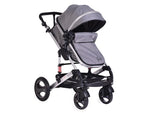 Carucior Copii 2 In 1 Moni Gala Gri Inchis