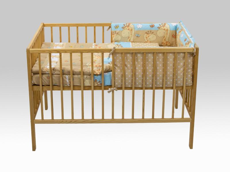 Lenjerie MyKids Happy Giraffe Maro 4 Piese 120x60