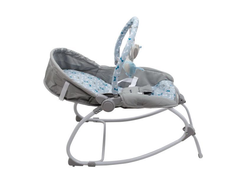 Balansoar Muzical 2 In 1 Cu Vibratii Baby Mix 212 060 Gri