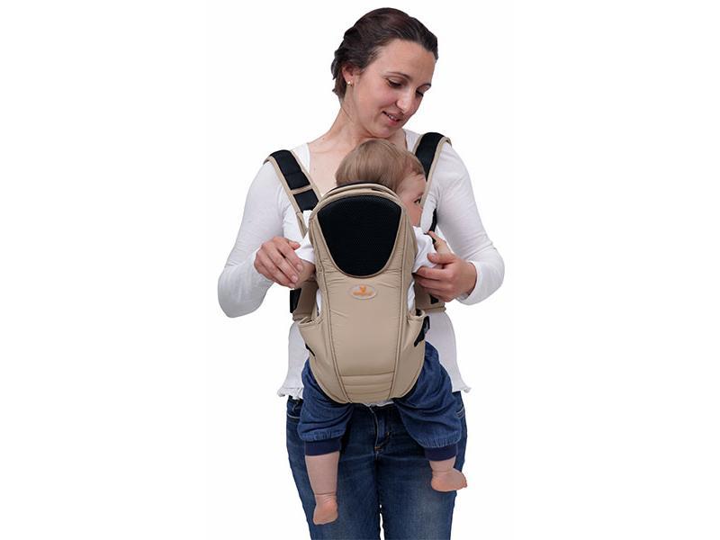 Marsupiu bebe si copii Cangaroo Kinetic Pro 2 Bej