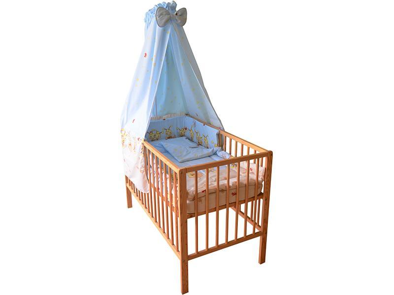 Lenjerie MyKids Albinuta Albastru 5 Piese 120x60