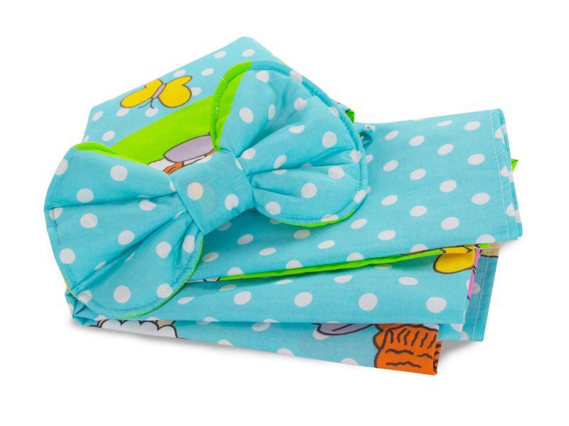 Lenjerie MyKids Oita Albastru 5 Piese 120x60 cm