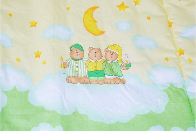 Lenjerie MyKids Teddy Norisori Verde 4+1 Piese 140x70 cm