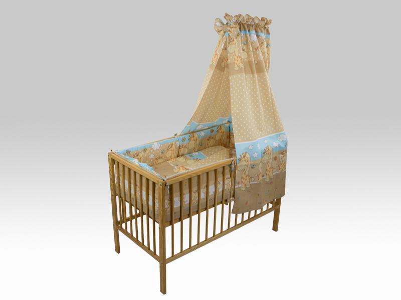 Lenjerie MyKids Happy Giraffe Maro 5 Piese 120x60 cm