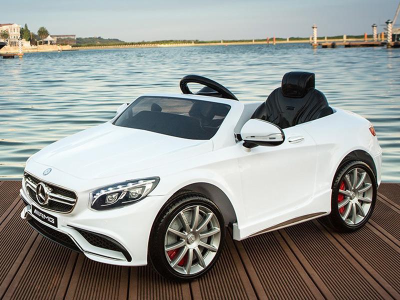 Masina Electrica Moni Mercedes Benz AMG S63 Alb