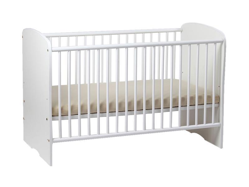 Patut Copii Lemn Fara Sertar MYKIDS SERENA Alb 6806