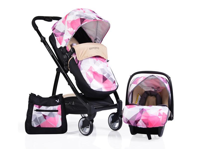Carucior copii 3 in 1 Cangaroo Rachel Crystal