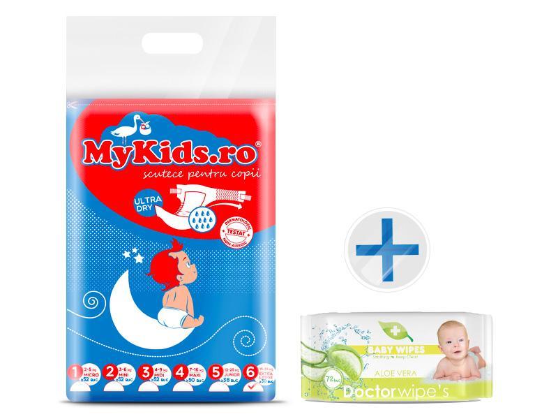 Scutece Copii MyKids New Junior+ 6 (12-30 KG )