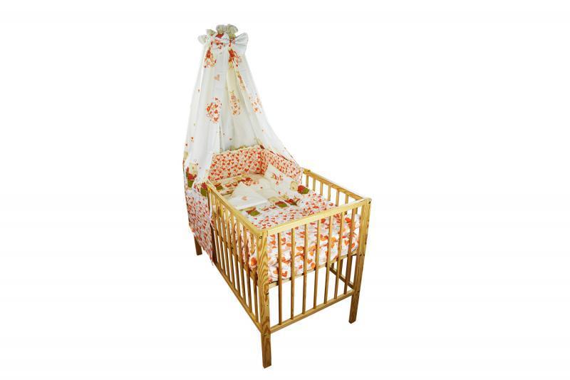 Lenjerie MyKids Teddy Inimioare 5 Piese 120x60 Cm