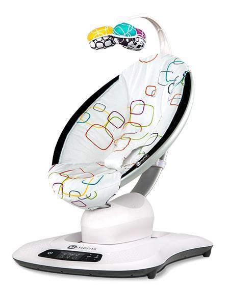 Fotoliu Balansoar Bebelusi 4MOMS MamaRoo 4.0 Plush Multicolor